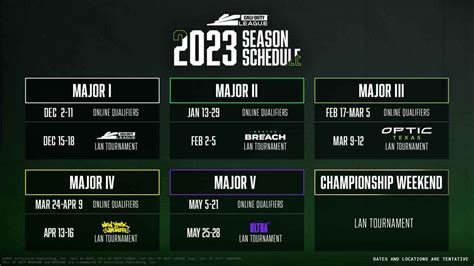 call of duty league schedule|call of duty league 2023.